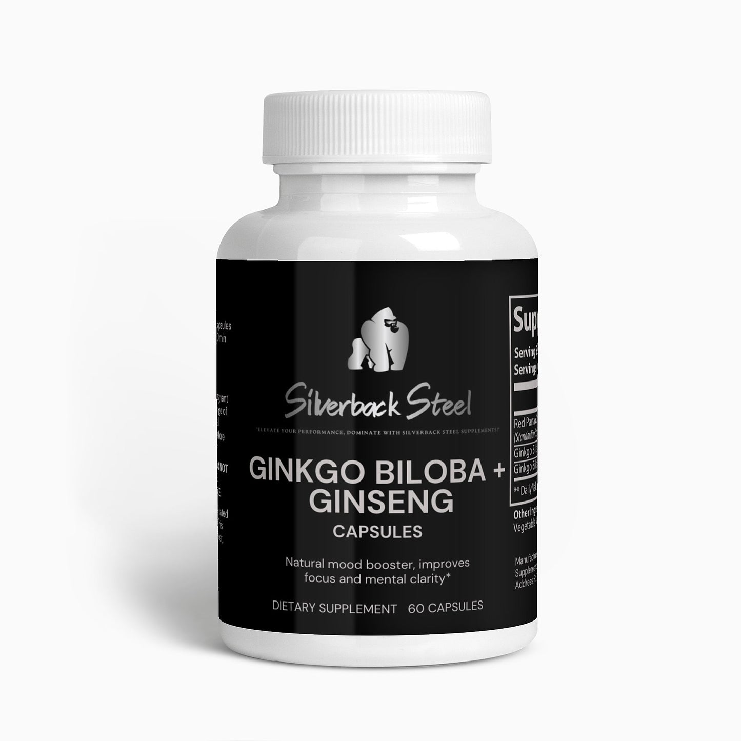 Silverback Steel Ginkgo + Ginseng