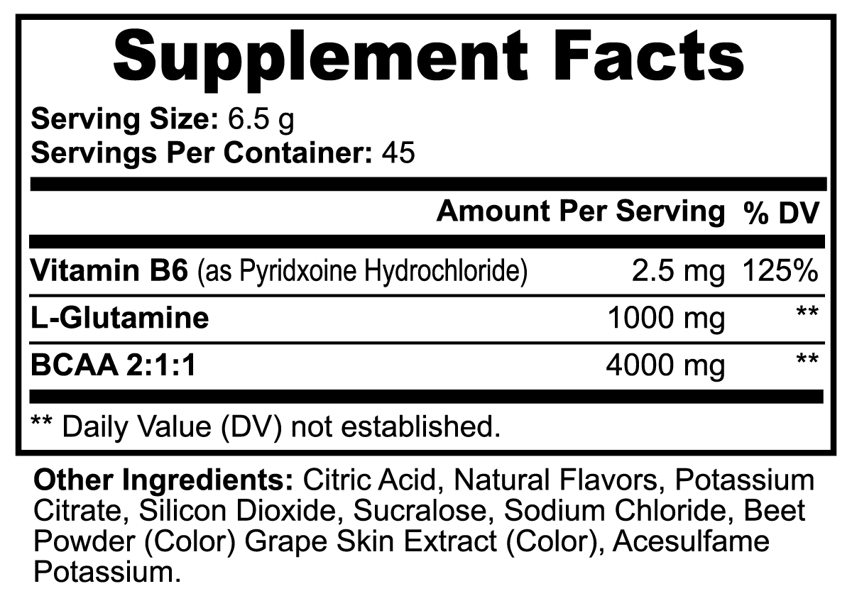 Silverback Steel BCAA Post Workout Powder (Honeydew/Watermelon)