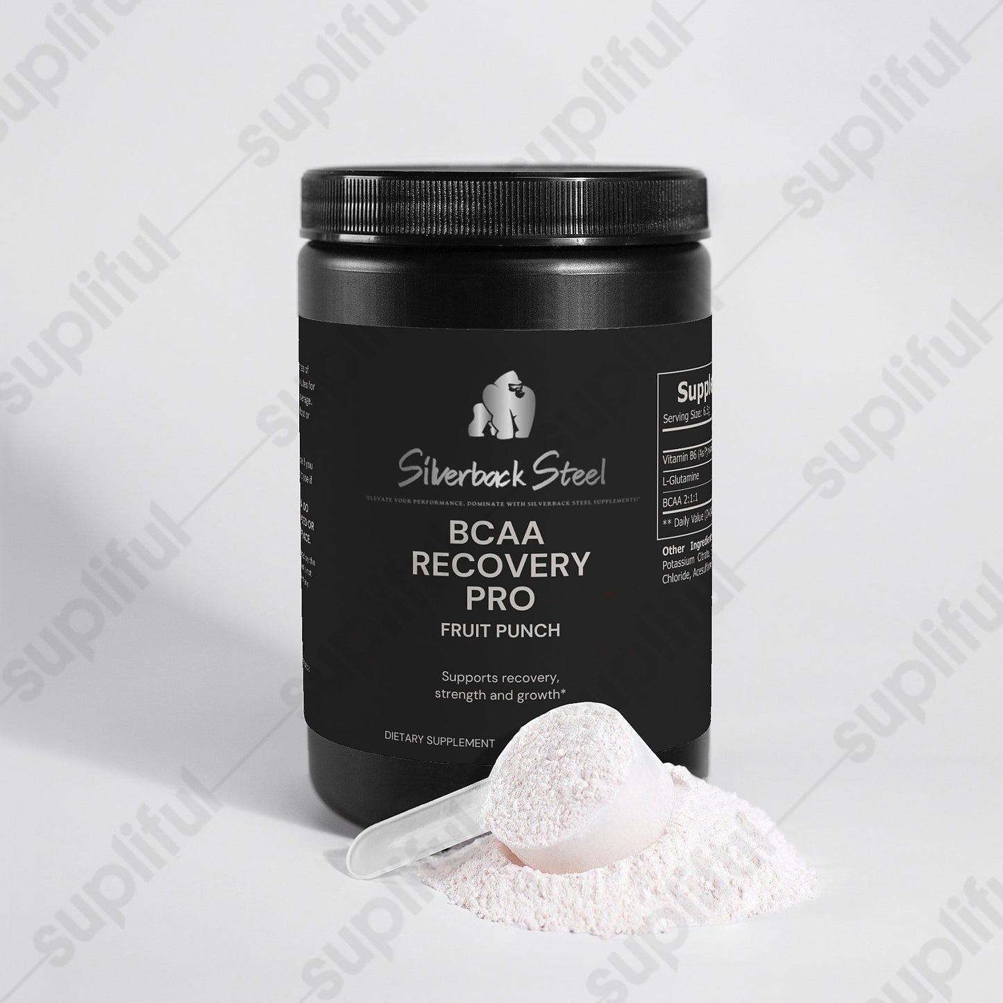 SILVERBACK STEEL BCAA RECOVERY PRO (Fruit Punch)