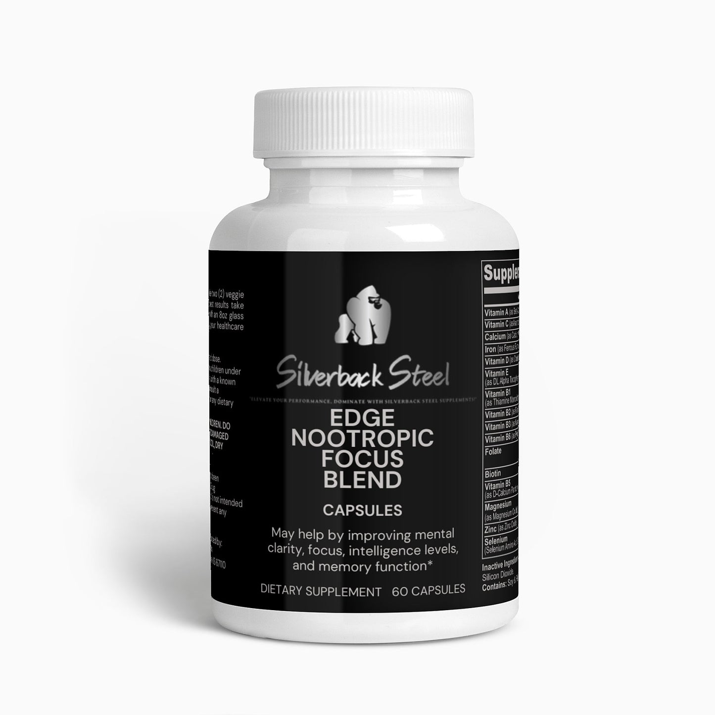 SILVERBACK EDGE NOOTROPIC FOCUS BLEND