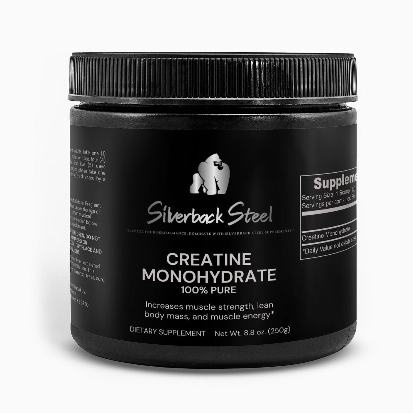 Silverback Steel Creatine Monohydrate