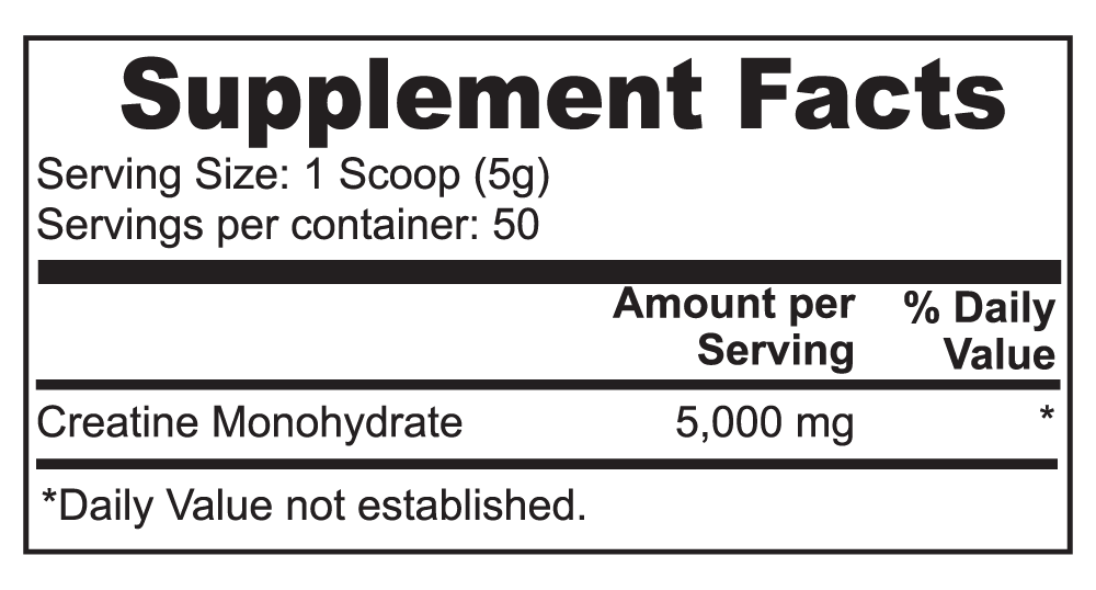 Silverback Steel Creatine Monohydrate